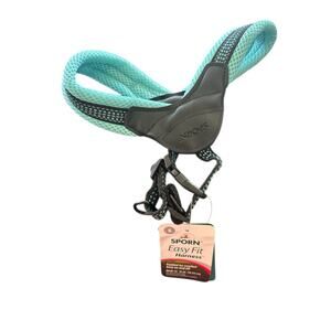 Sporn Easy Fit Harness Adjustable Teal Size Small Girth 14”-21”